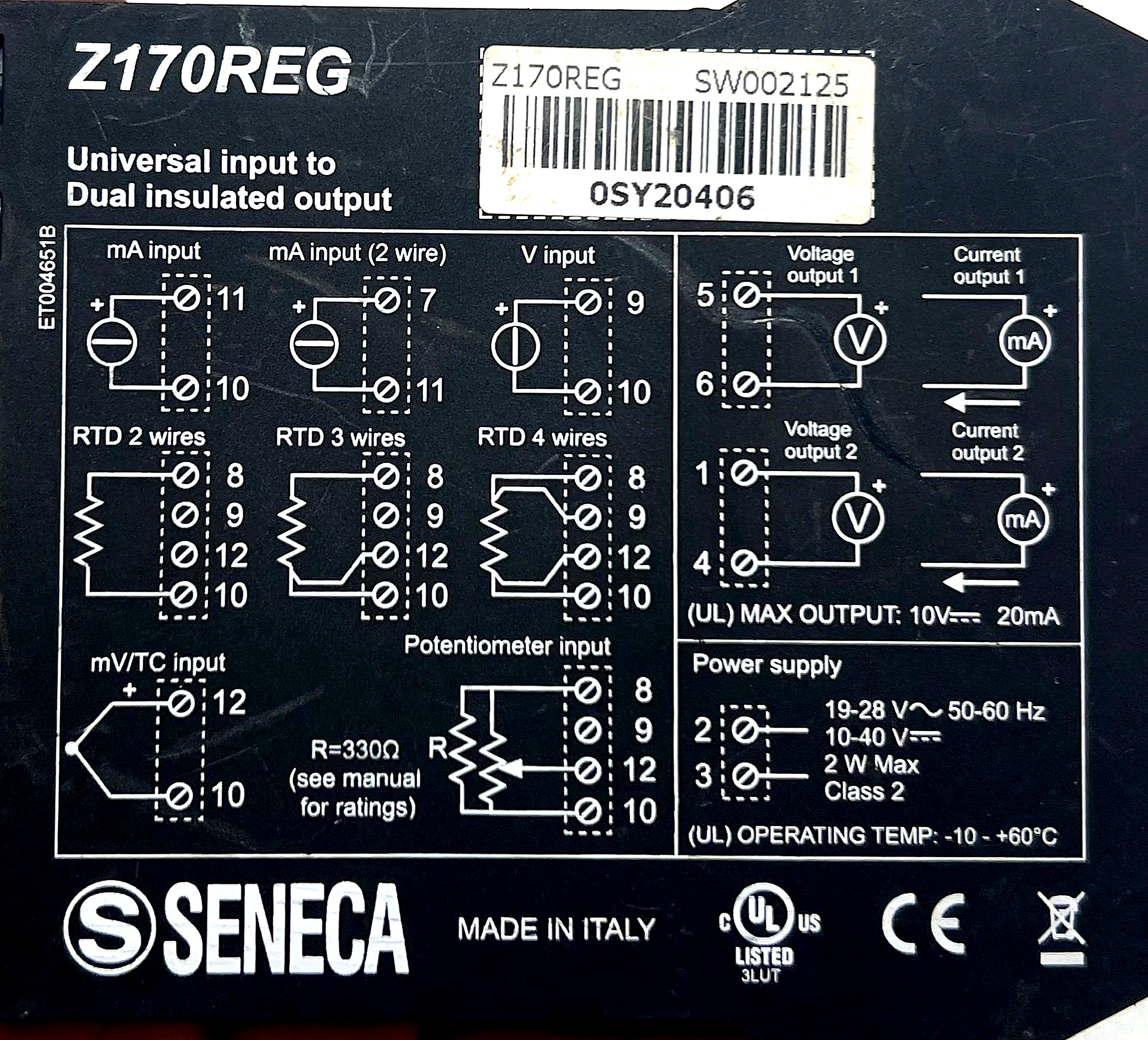 Seneca Z170REG DC Duplicator / Isolator thumbnail