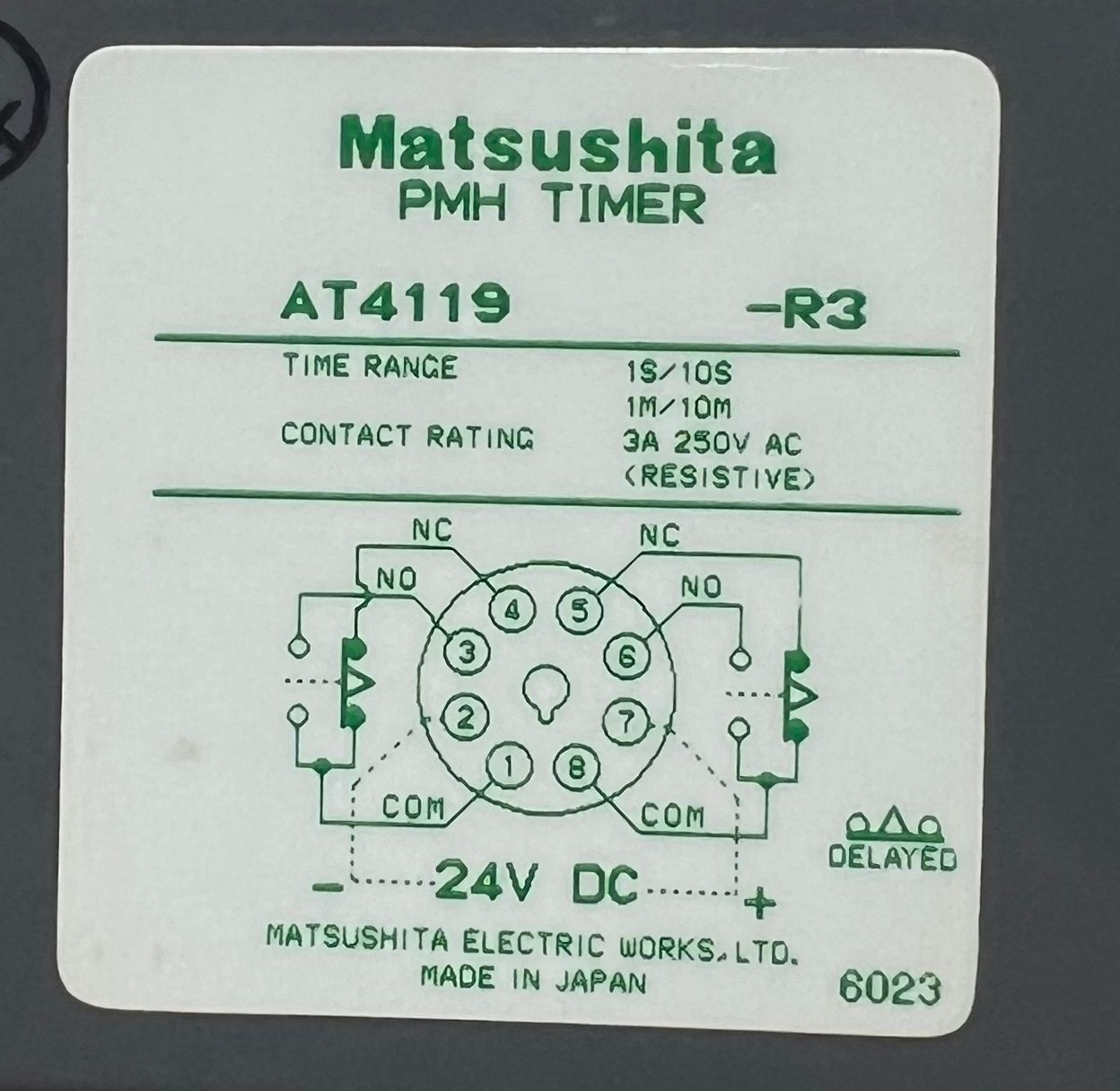 Matsushita At4119-r3 Pmh Timer thumbnail