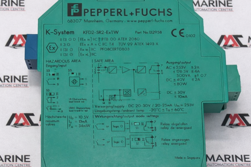 Pepperl+fuchs Kfd2-sr2-ex1.w Switch Amplifier 132958