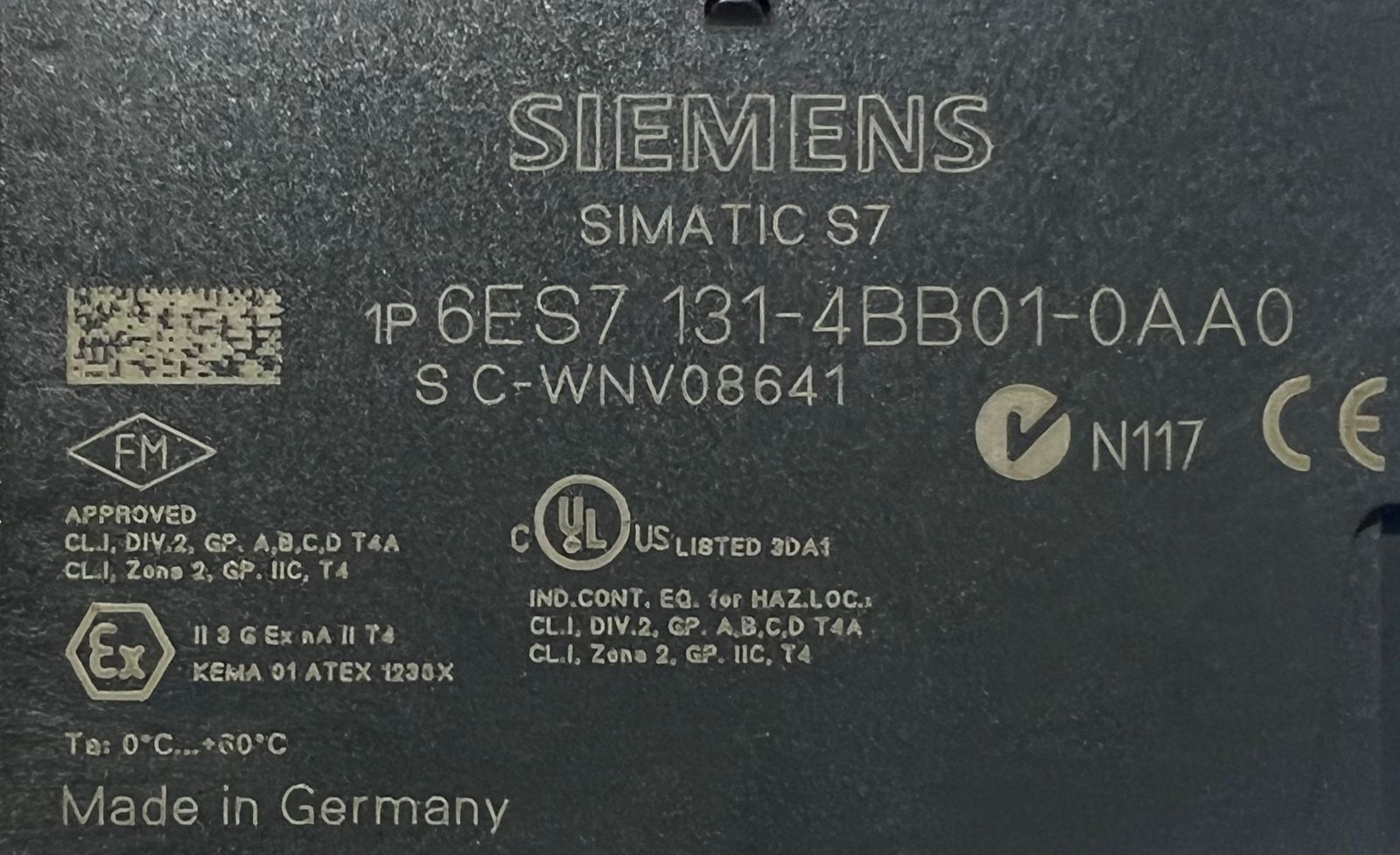 Siemens 1P 6es7 131-4bb01-0aa0 Digital Input Module thumbnail