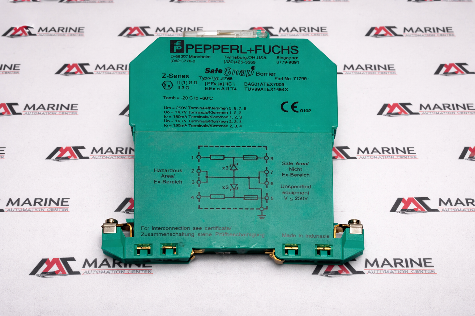 Pepperl+Fuchs Z765 Z-Series Safe Snap Barrier 71799 thumbnail