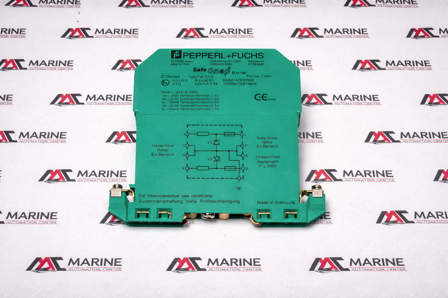 Pepperl+Fuchs Z772 Safe Snap Barrier Z-Series 71802 thumbnail