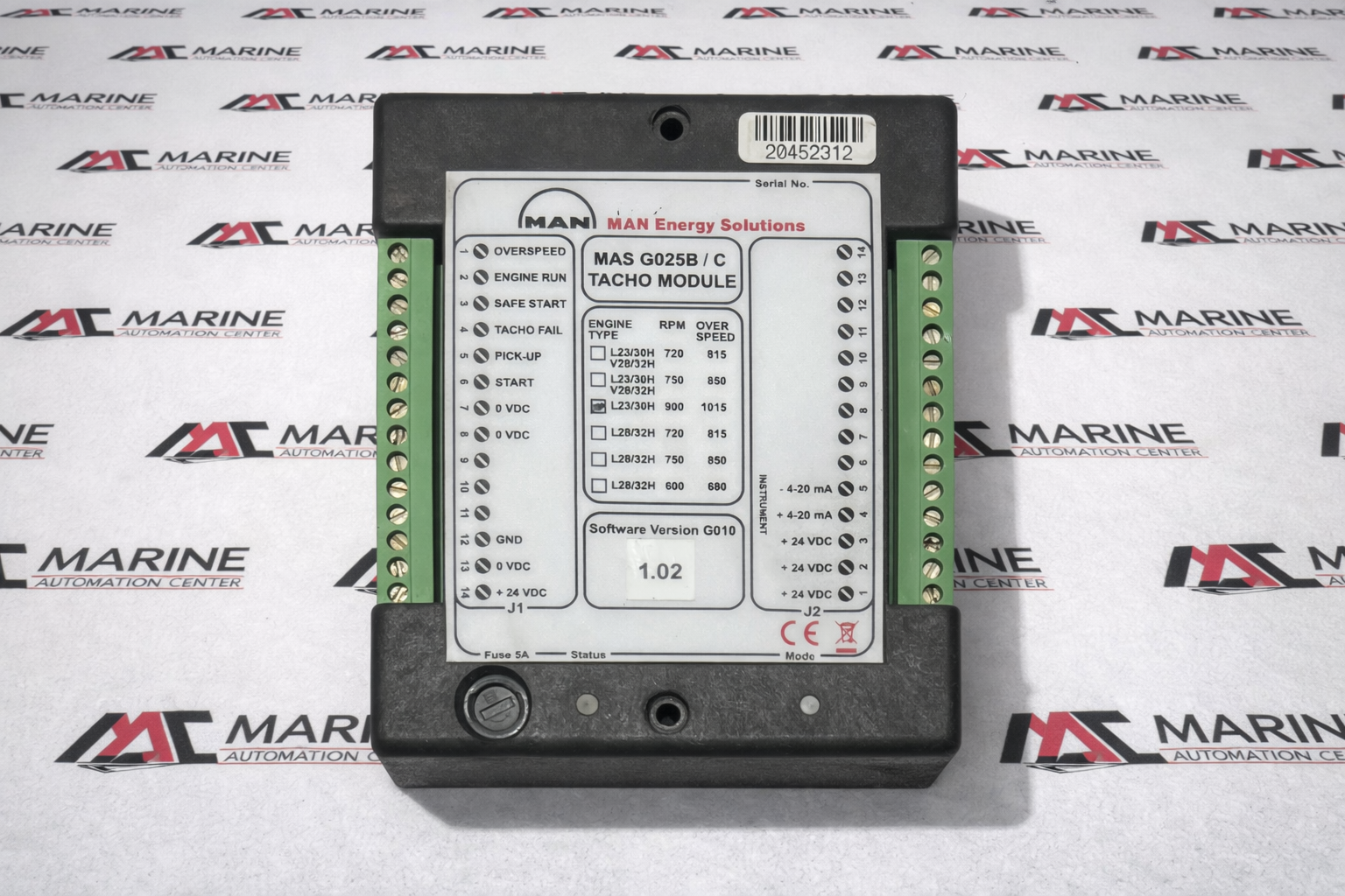 Man Energy Solution Mas G025B/C Tacho Module thumbnail