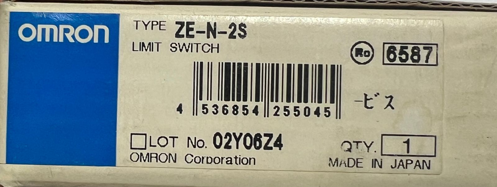 Omron ZE-N-2S Limit Switch  02Y06Z4 thumbnail