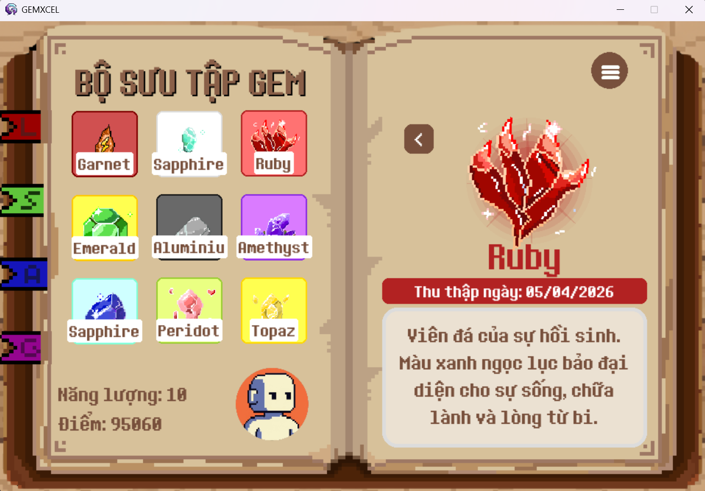 Màn hình đá quý