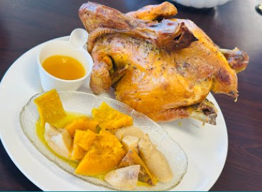 香茅鹹豬肉與山泉鱒魚