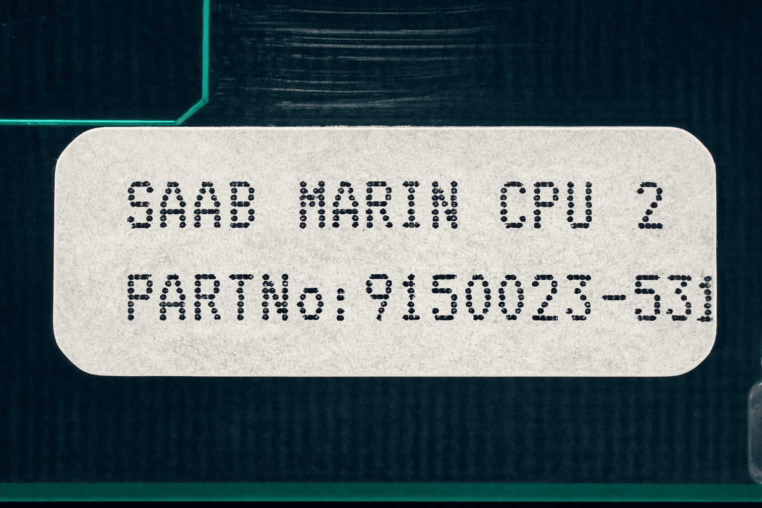 Saab Marine CPU-2 PB251 CPU Circuit Board 9150023-531 thumbnail