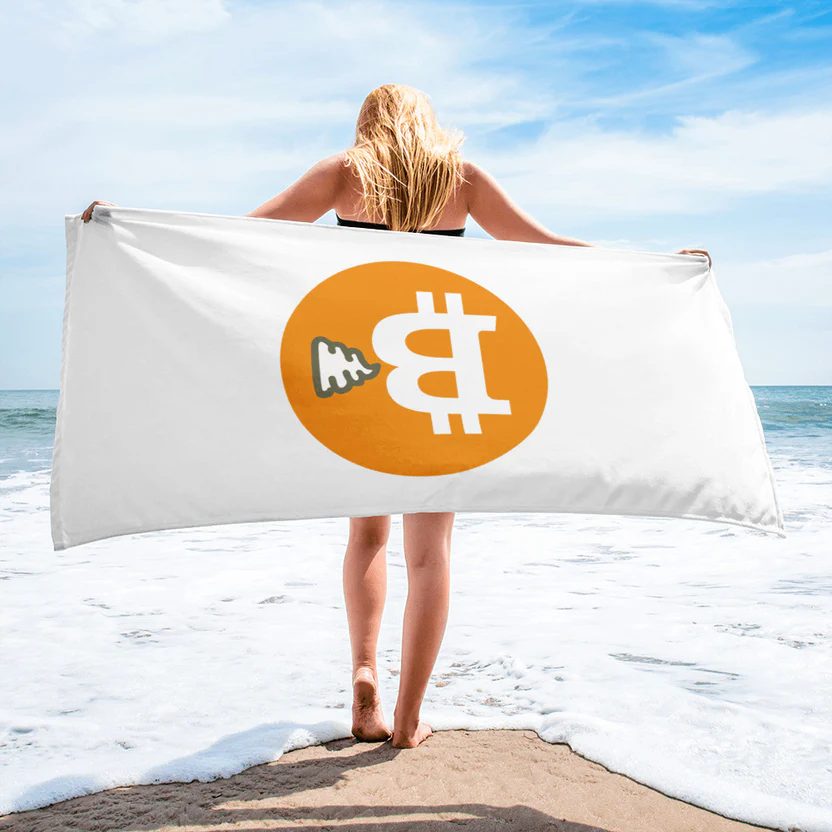 SHITCOIN BEACH TOWEL