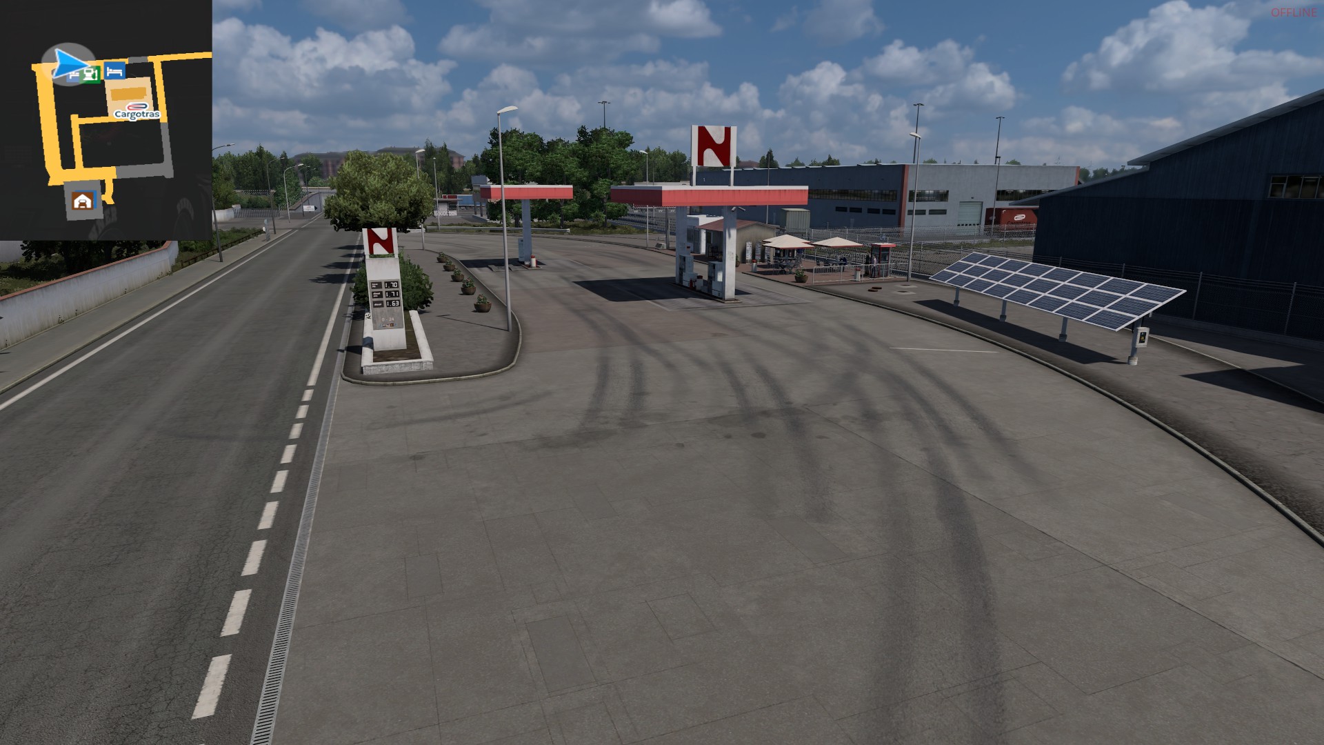 Milan Gas station