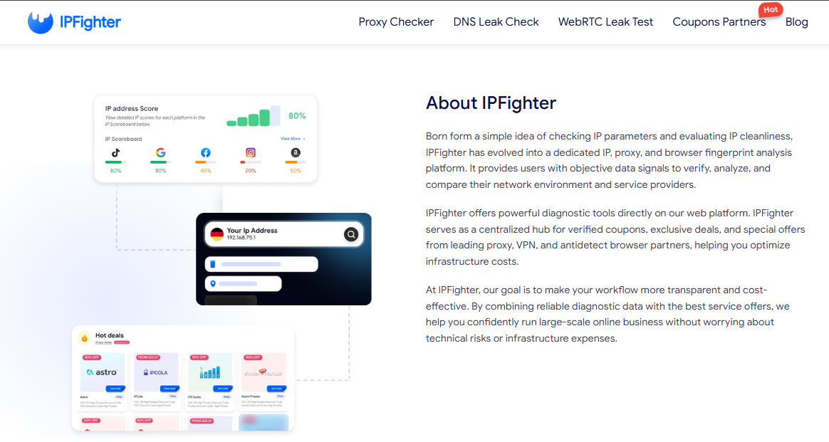 New IPFighter website