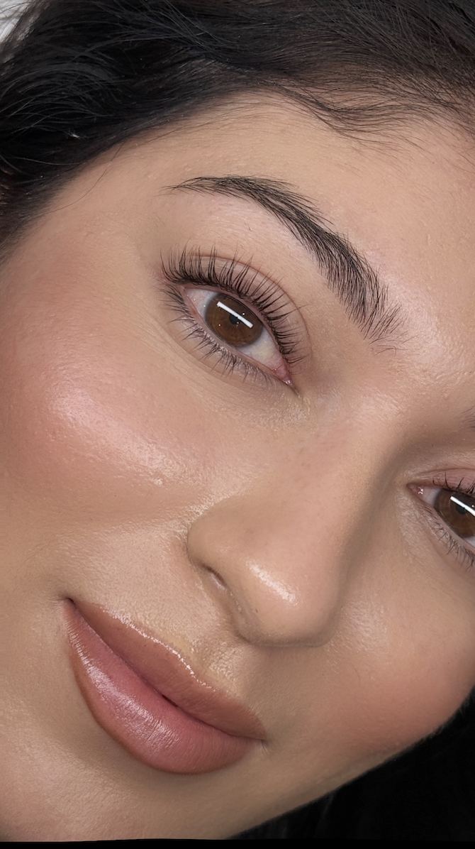 Korean lash lift result