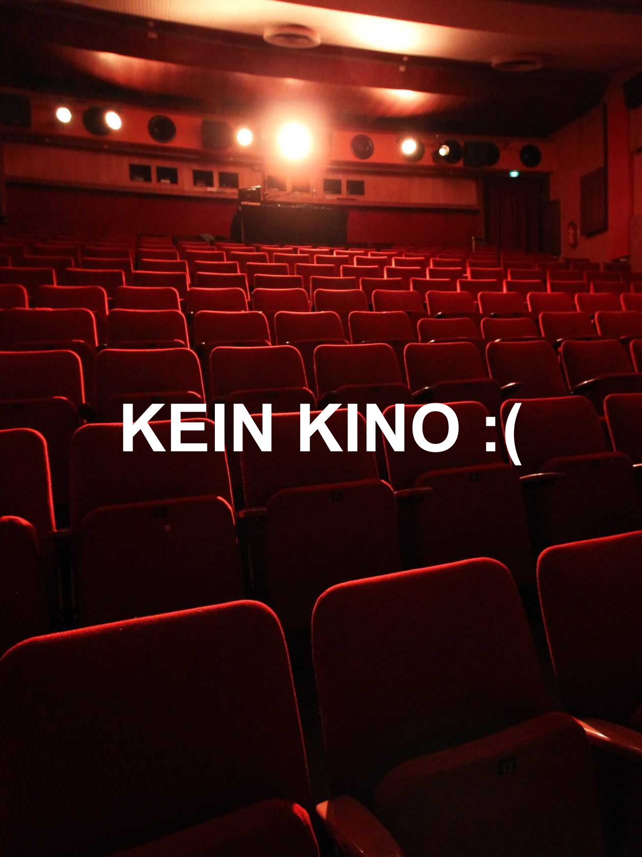 Kein Kino: wegen Musical Proben vom 01.-04.06.