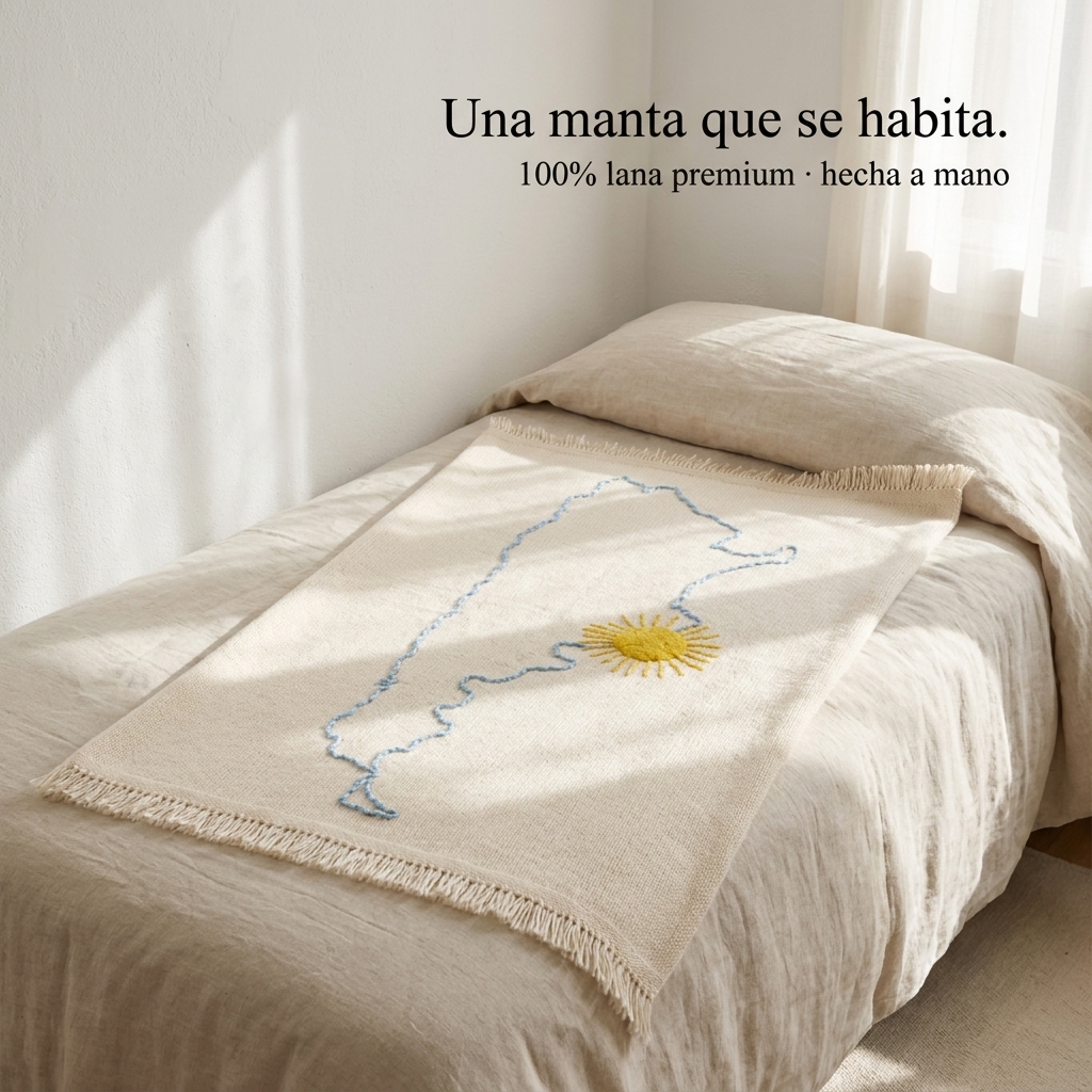 Una manta que se habita, no se decora.
