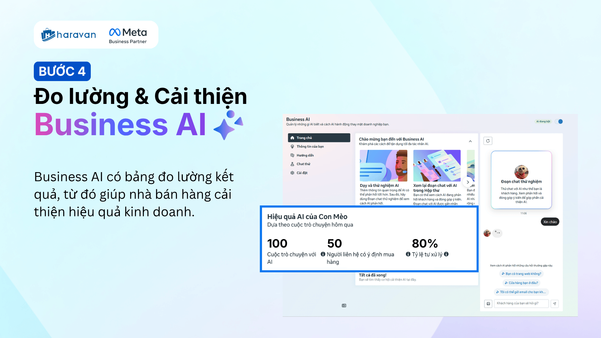 Tổng quan về Trợ l&yacute; b&aacute;n h&agrave;ng Meta Business AI tr&ecirc;n Facebook Messenger mới nhất 2026