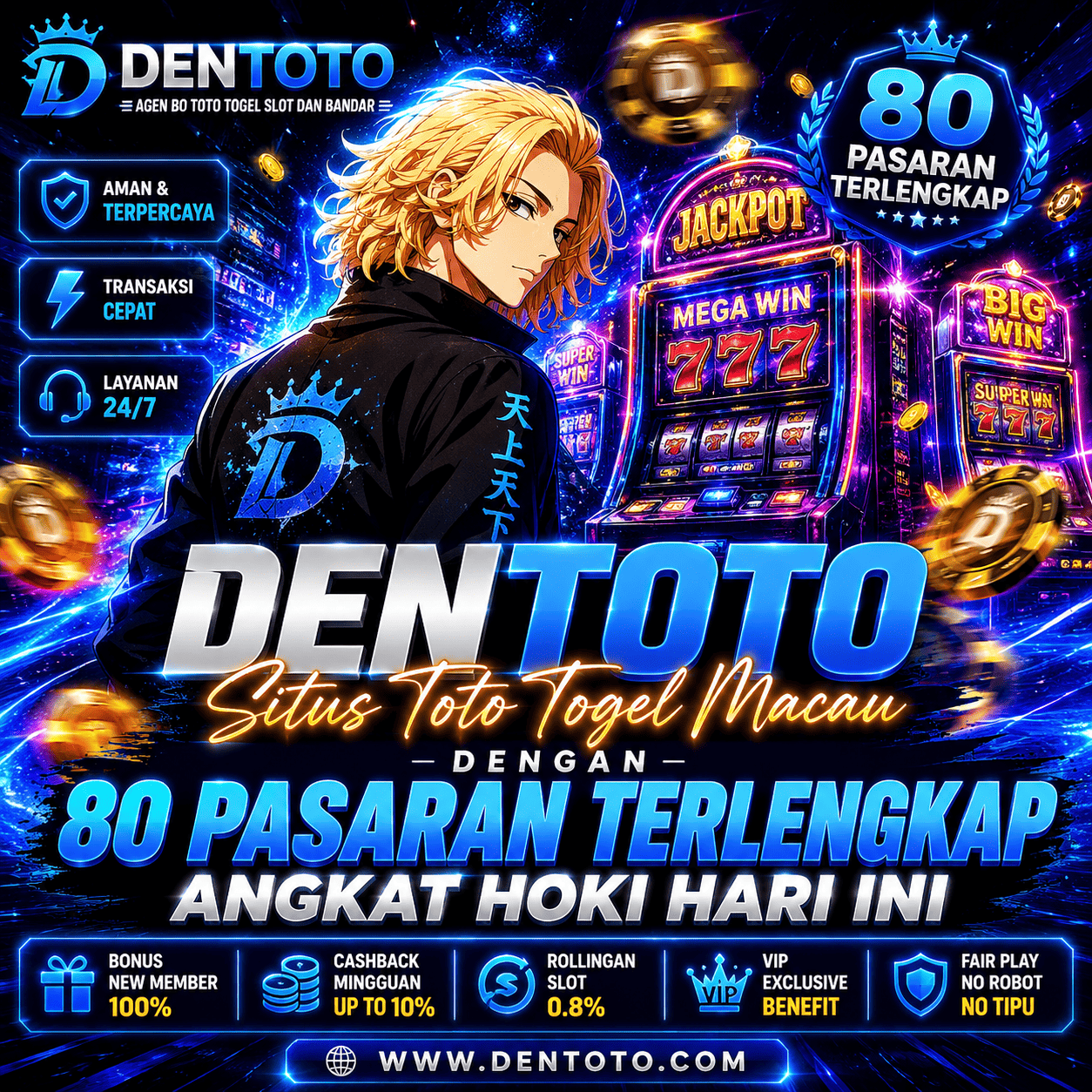 DENTOTO : Link Official Situs Toto Slot Macau Dengan 80 Pasaran Terlengkap Temukan Angkat Hoki Hari Ini
