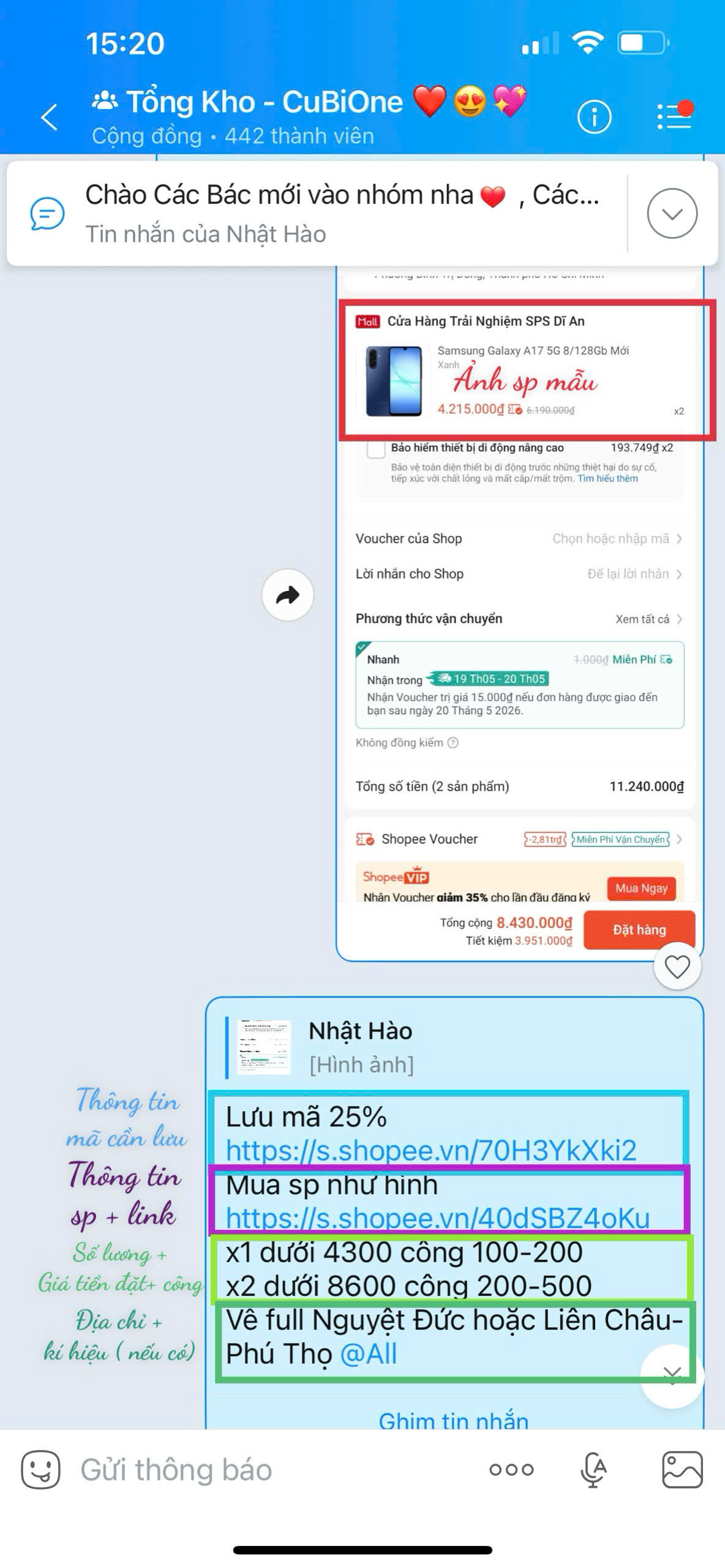 Minh họa Bước 2 - Đơn Zalo