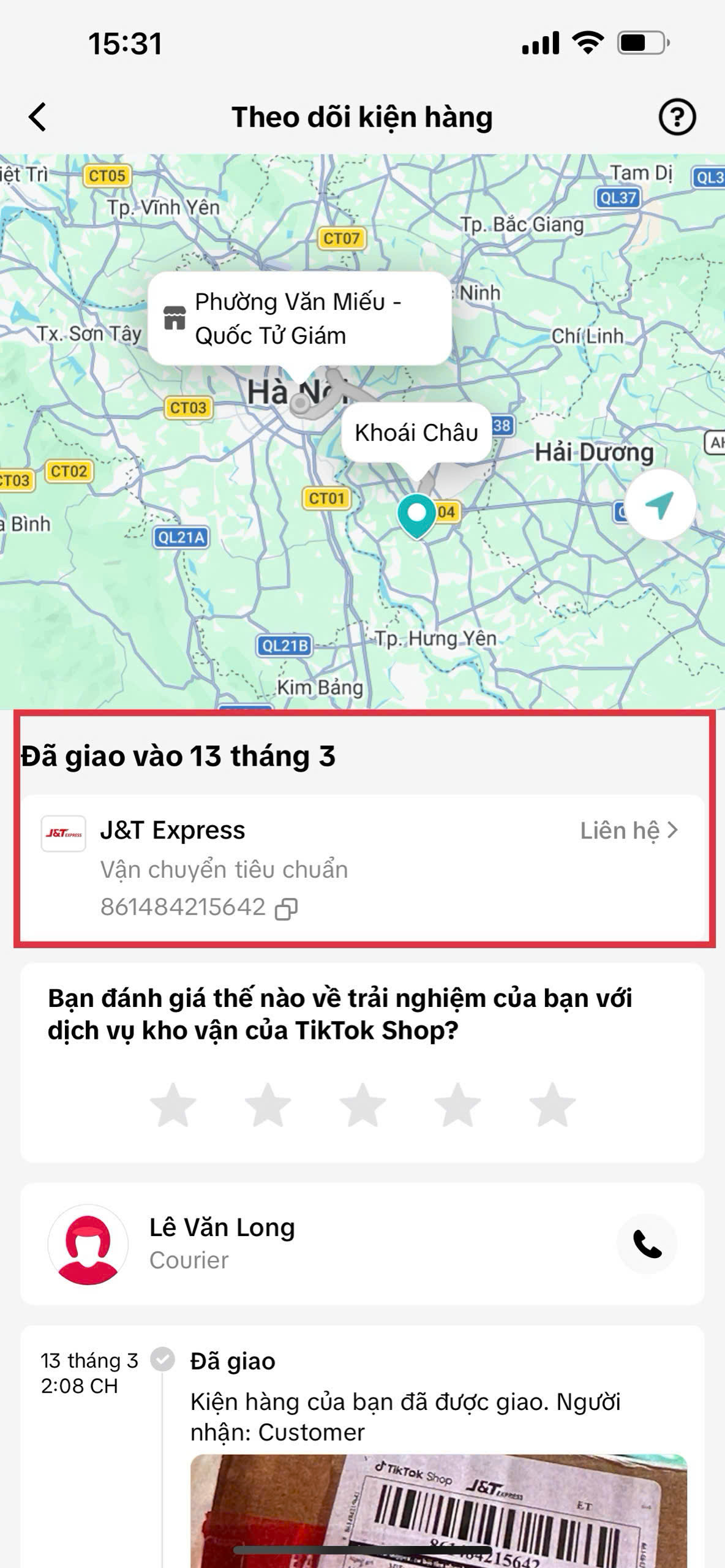 Chi tiết đơn hàng