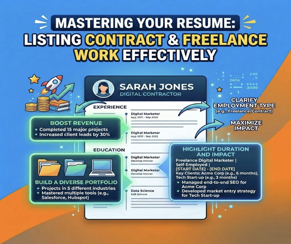 Mastering Your Resume: Listing Contract & Freelance Work Effectively
