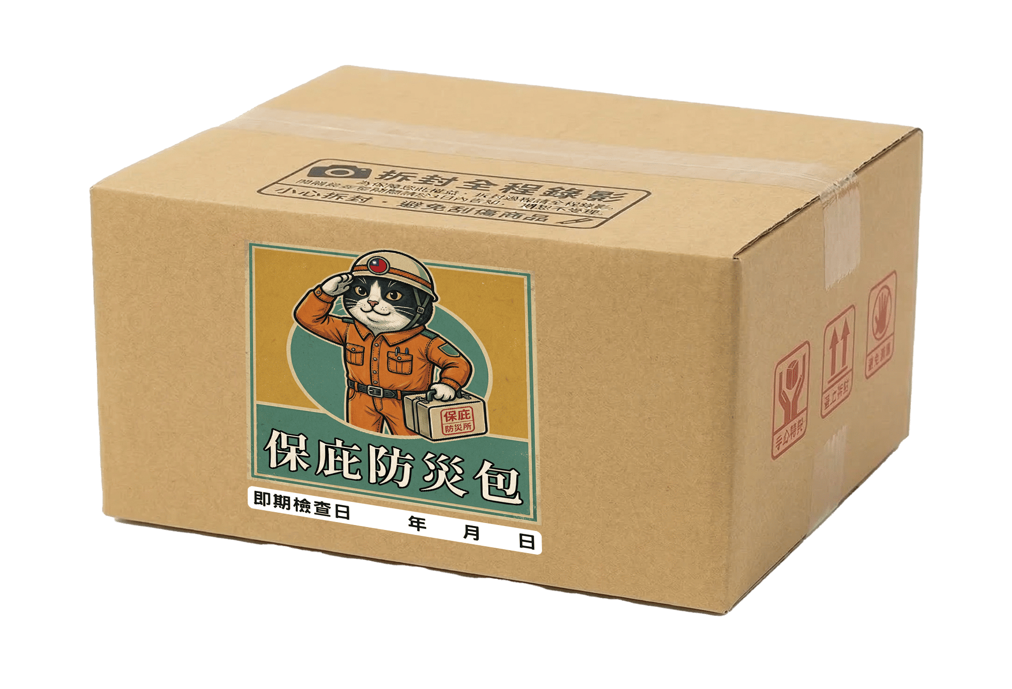 保庇防災懶人紙箱