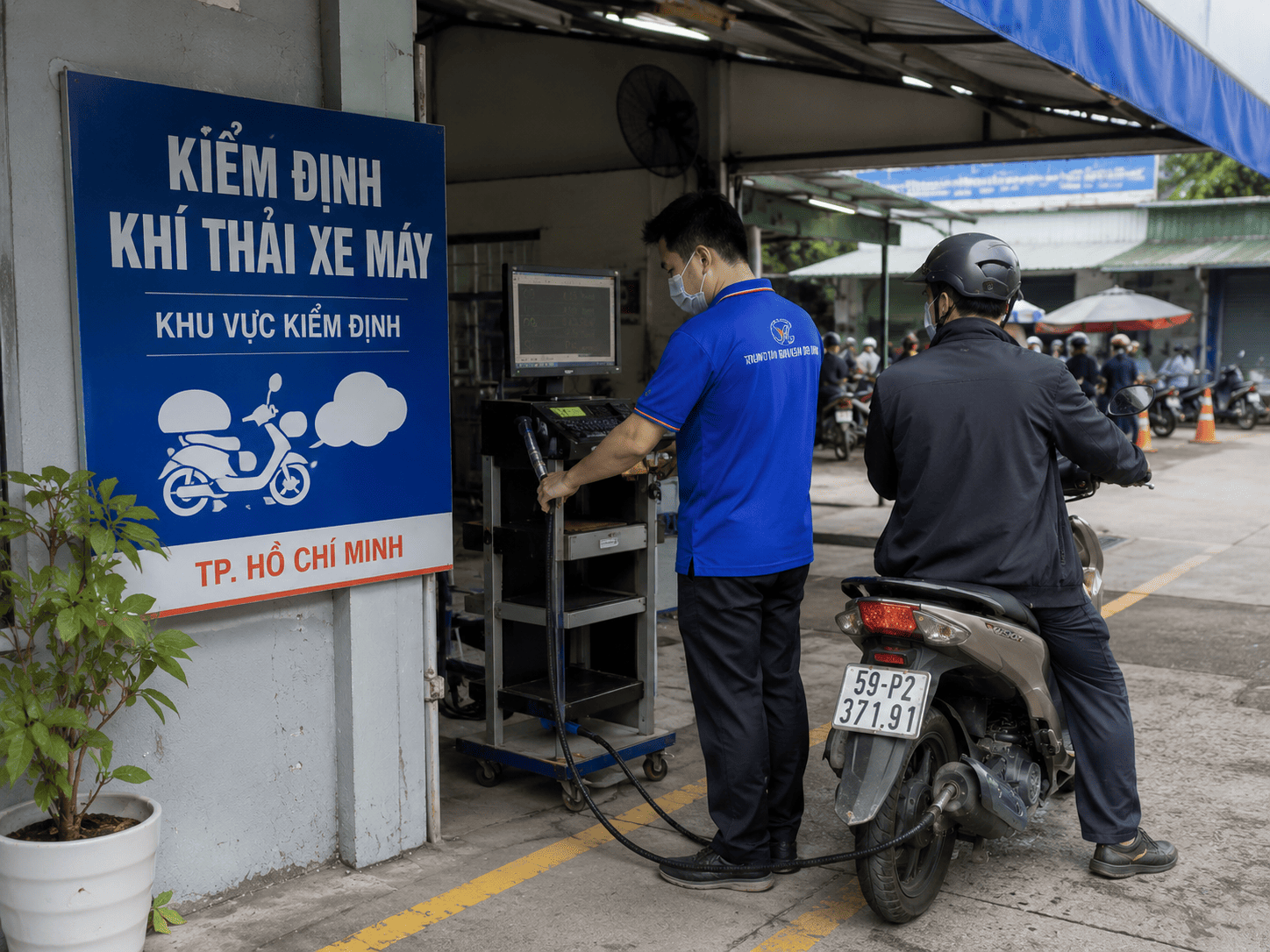 Địa điểm kiểm định khí thải xe máy tại TP.Hồ Chí Minh