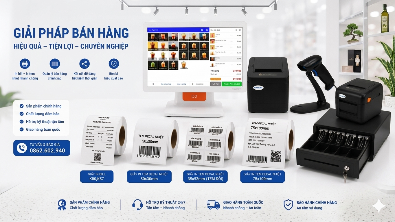 Máy tính tiền Lâm Đồng