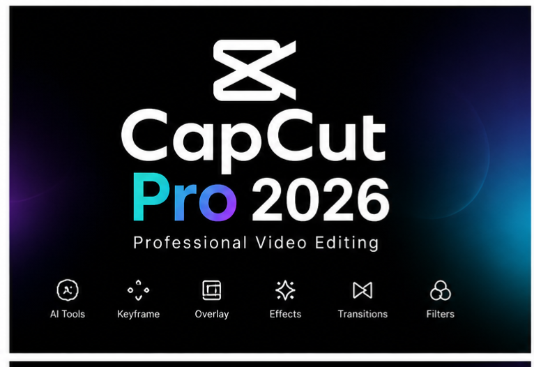 واجهة تحرير الفيديو في CapCut Pro