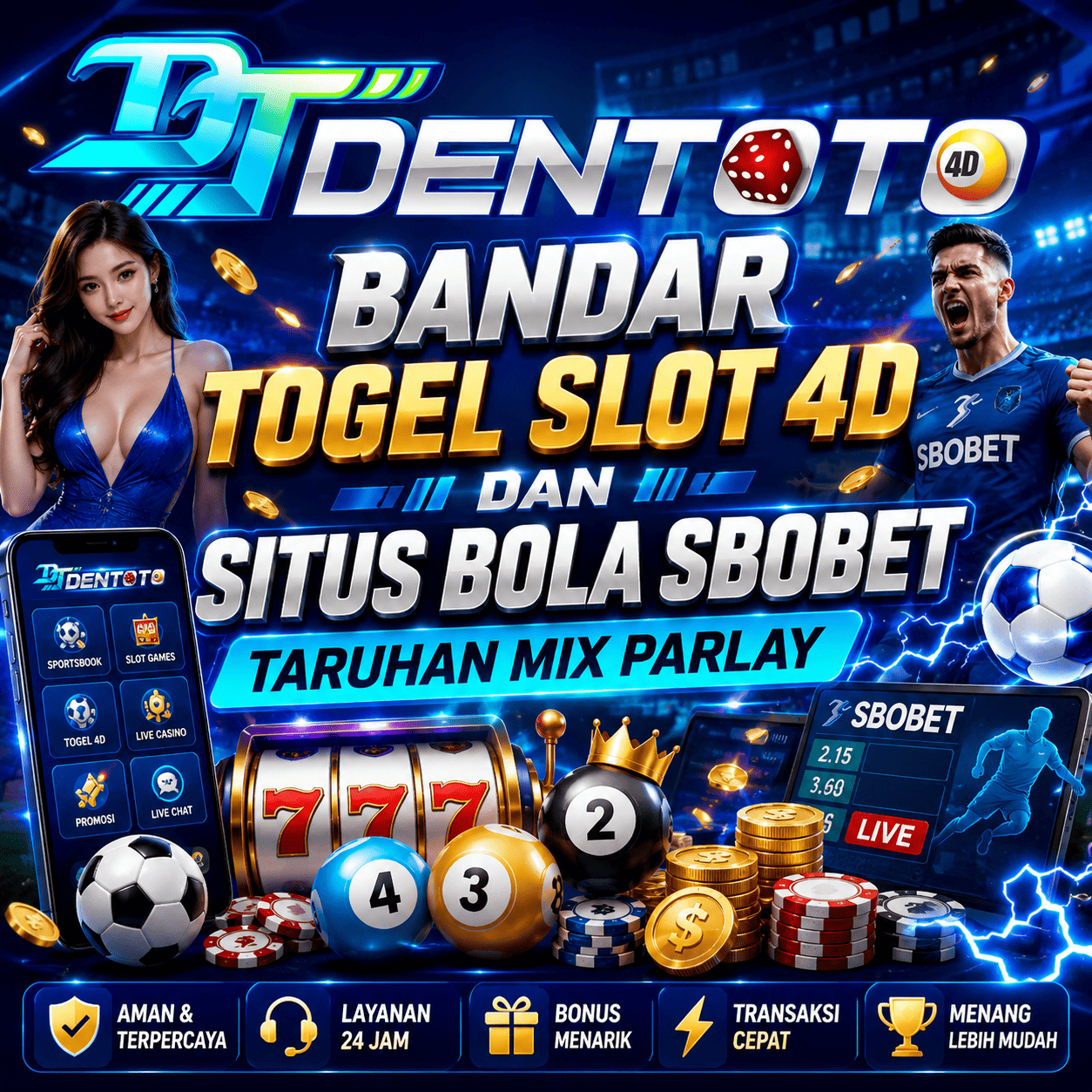 Galeri foto DENTOTO - View Bandar Togel Slot 4D Dan Situs Bola SBOBET Taruhan Mix Parlay di Yogyakarta
