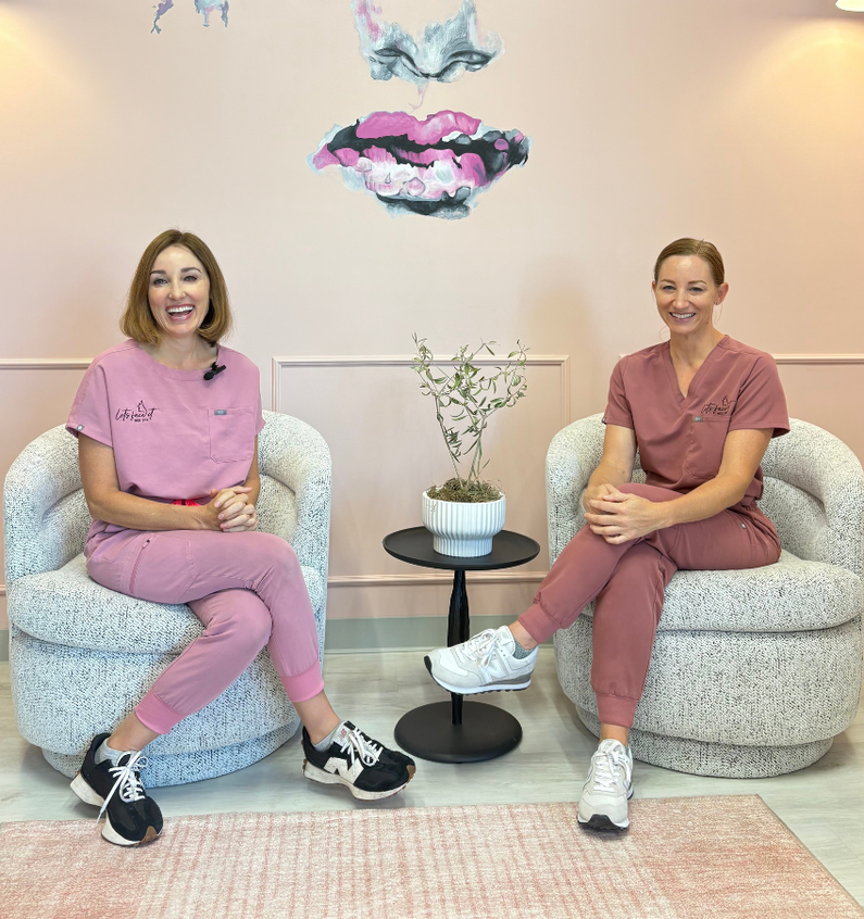 Anna and Autumn Hundermark, founders of Let's Face It Med Spa in Denver.