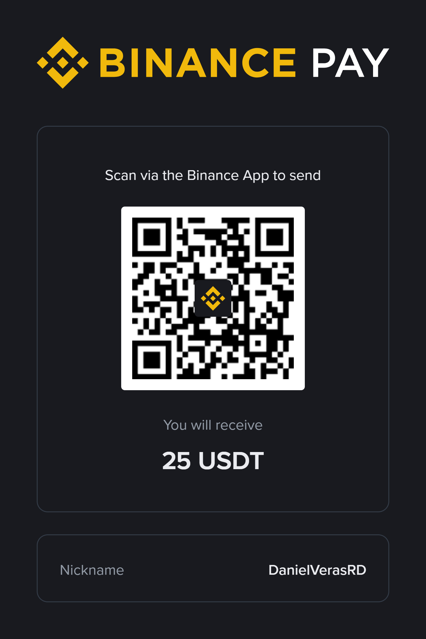 QR Binance Pay