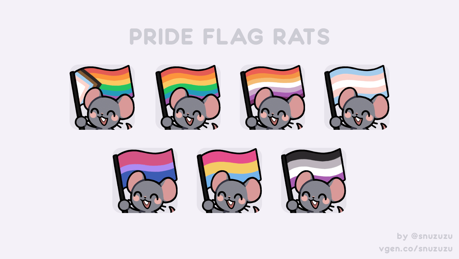 (FREE) Pride Flag Rat Emotes preview