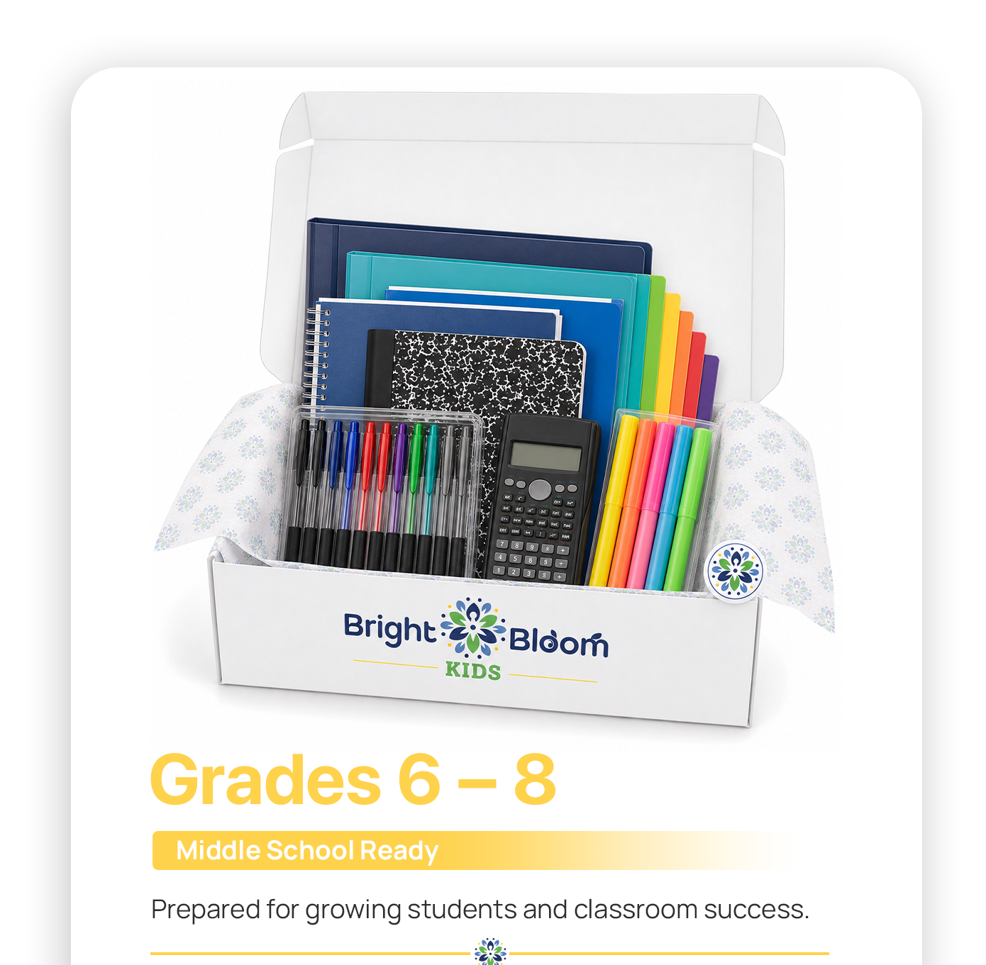 Grades 6–8