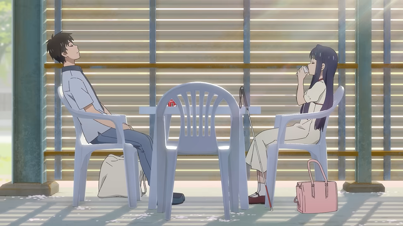 Toumei na Yoru ni Kakeru Kimi to, Me ni Mienai Koi wo Shita sub indo