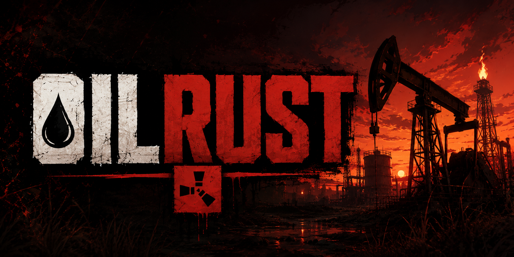 Баннер сервера OILRUST | X2 | Vanilla+ | Kits | Shop | WIPE 15.07