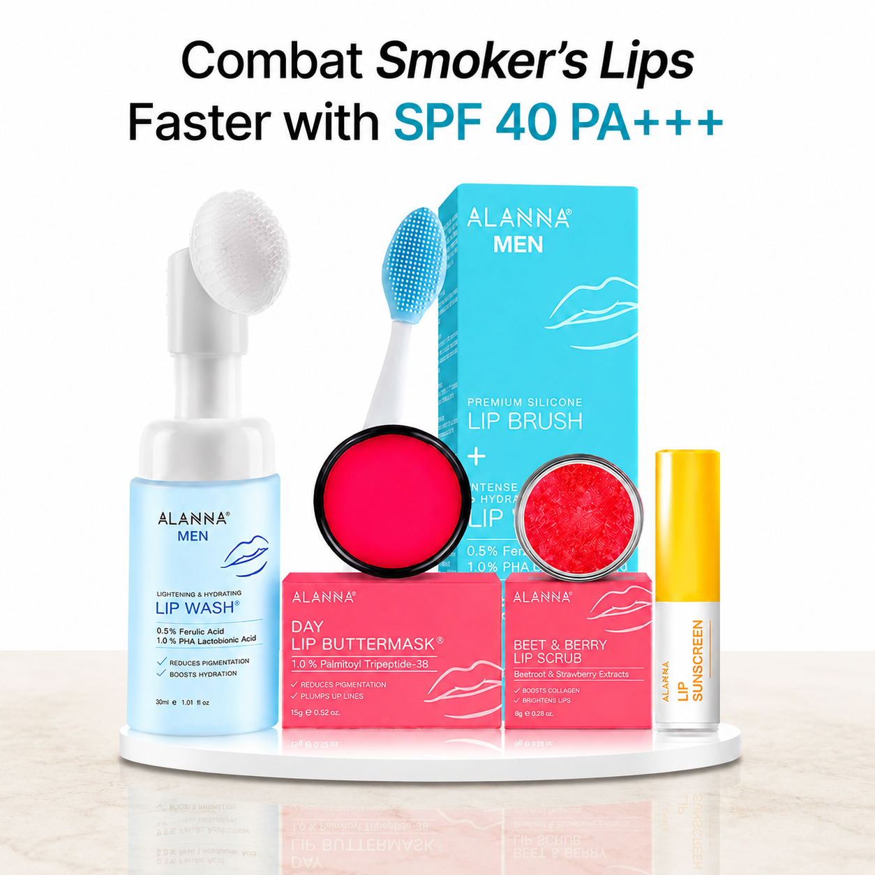 ALANNA Men Lip Care Kit for smoker's lips