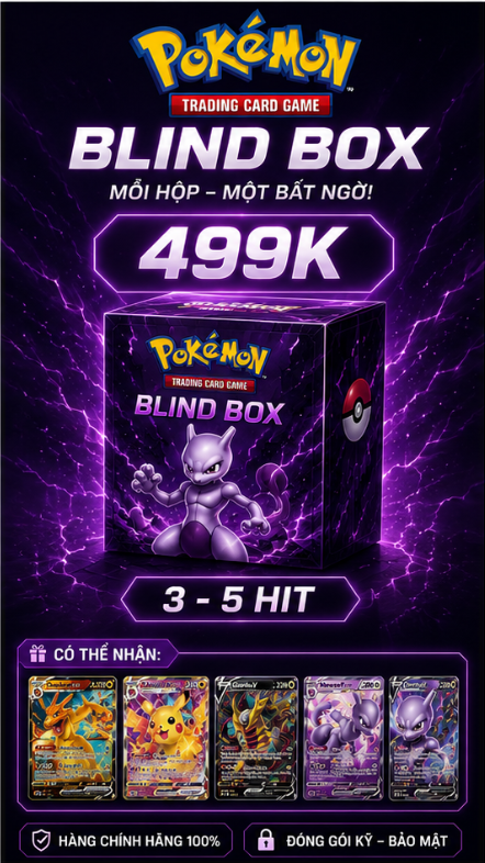 Pokémon TCG Blind Box - 499K (3–5 Hits)