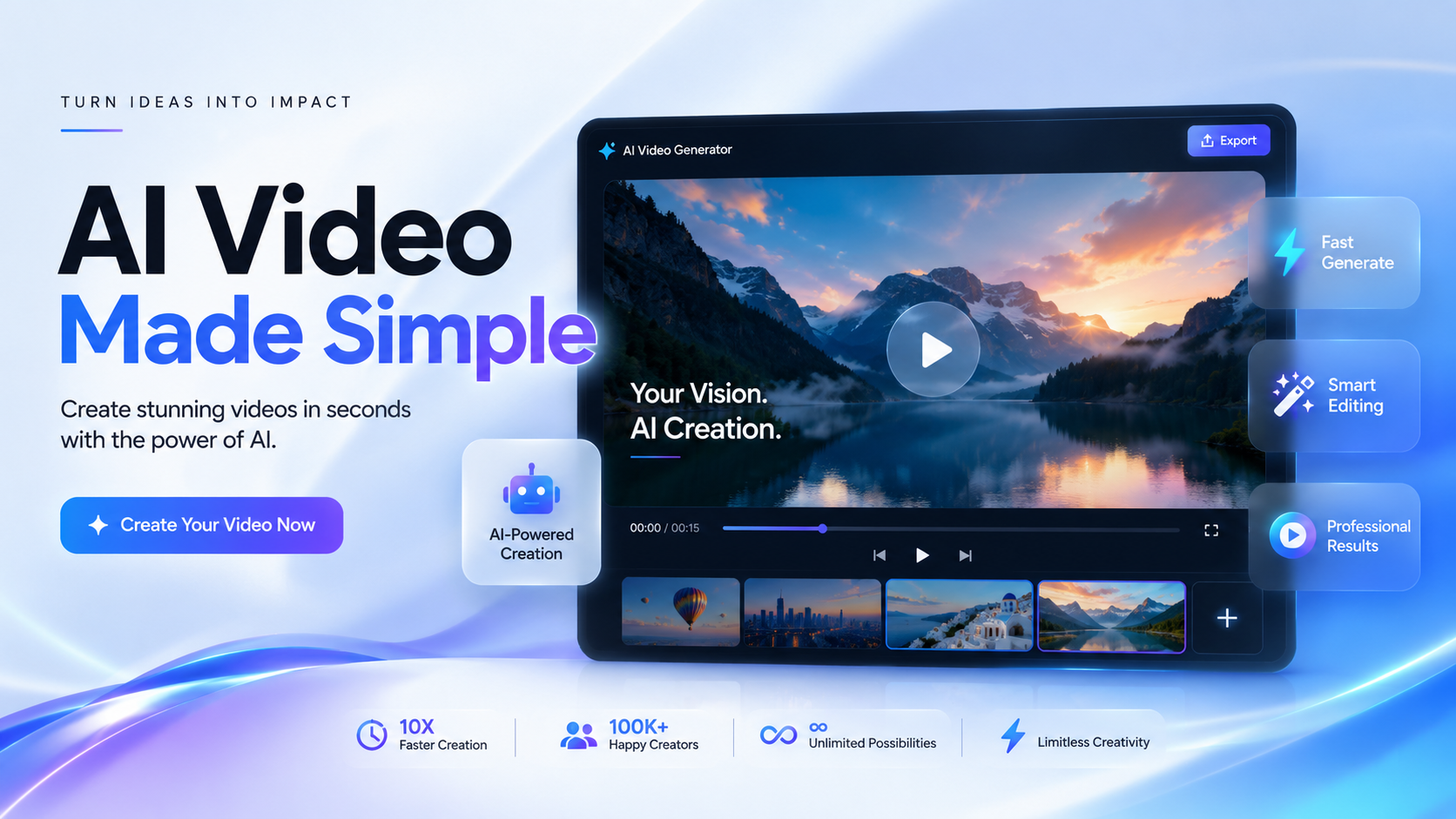 AI Video editing