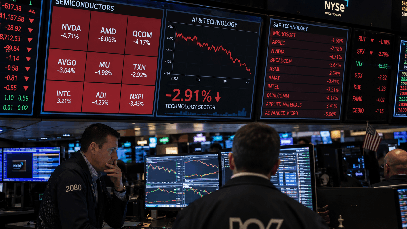 AI Stock Selloff Highlights Growing Scrutiny of Sector Valuations