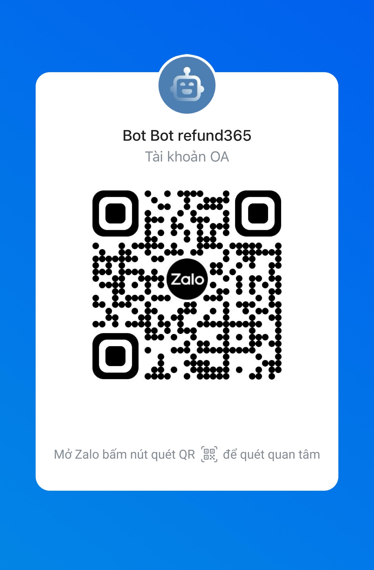 QR Code Zalo Bot