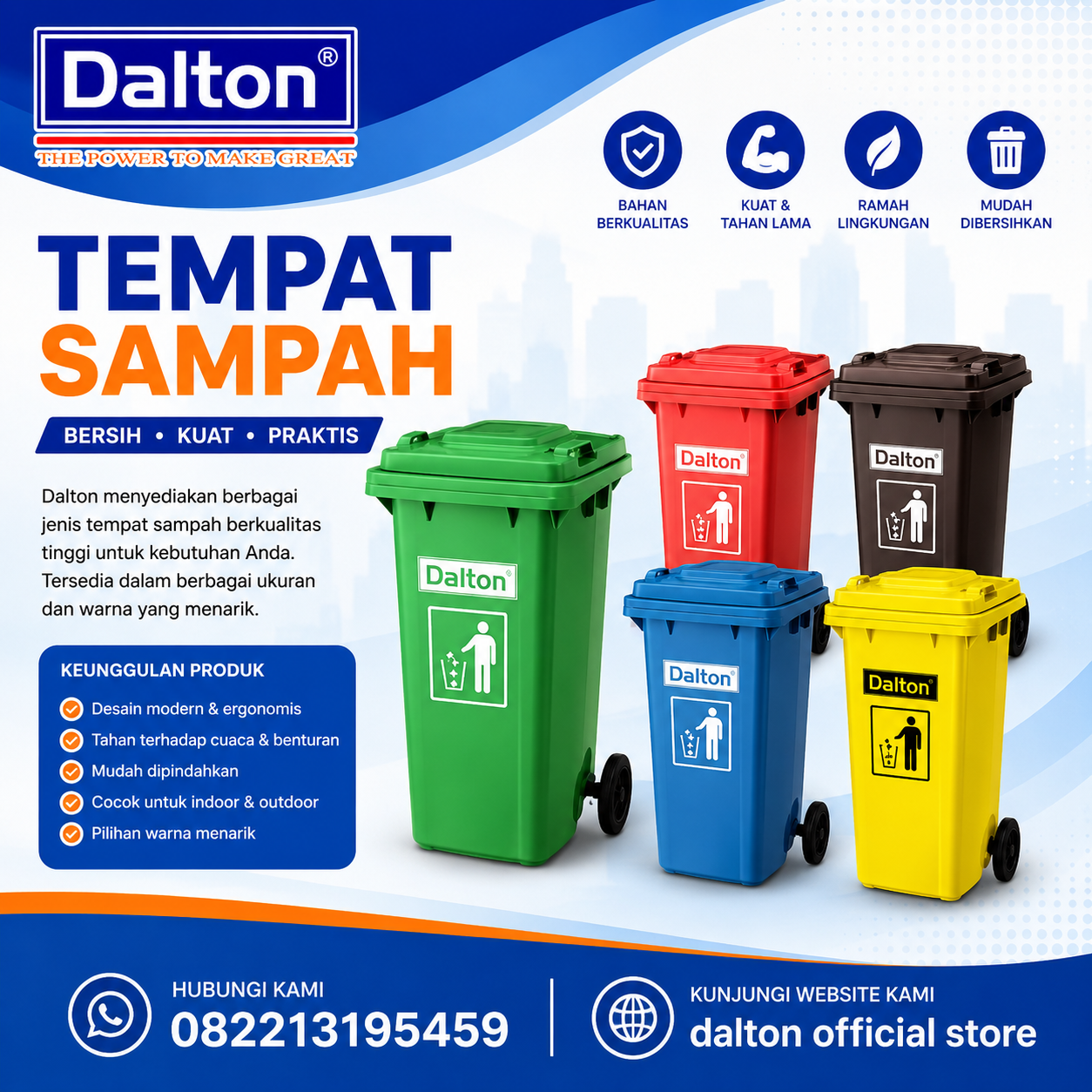 Jual Tempat Sampah Gorontalo