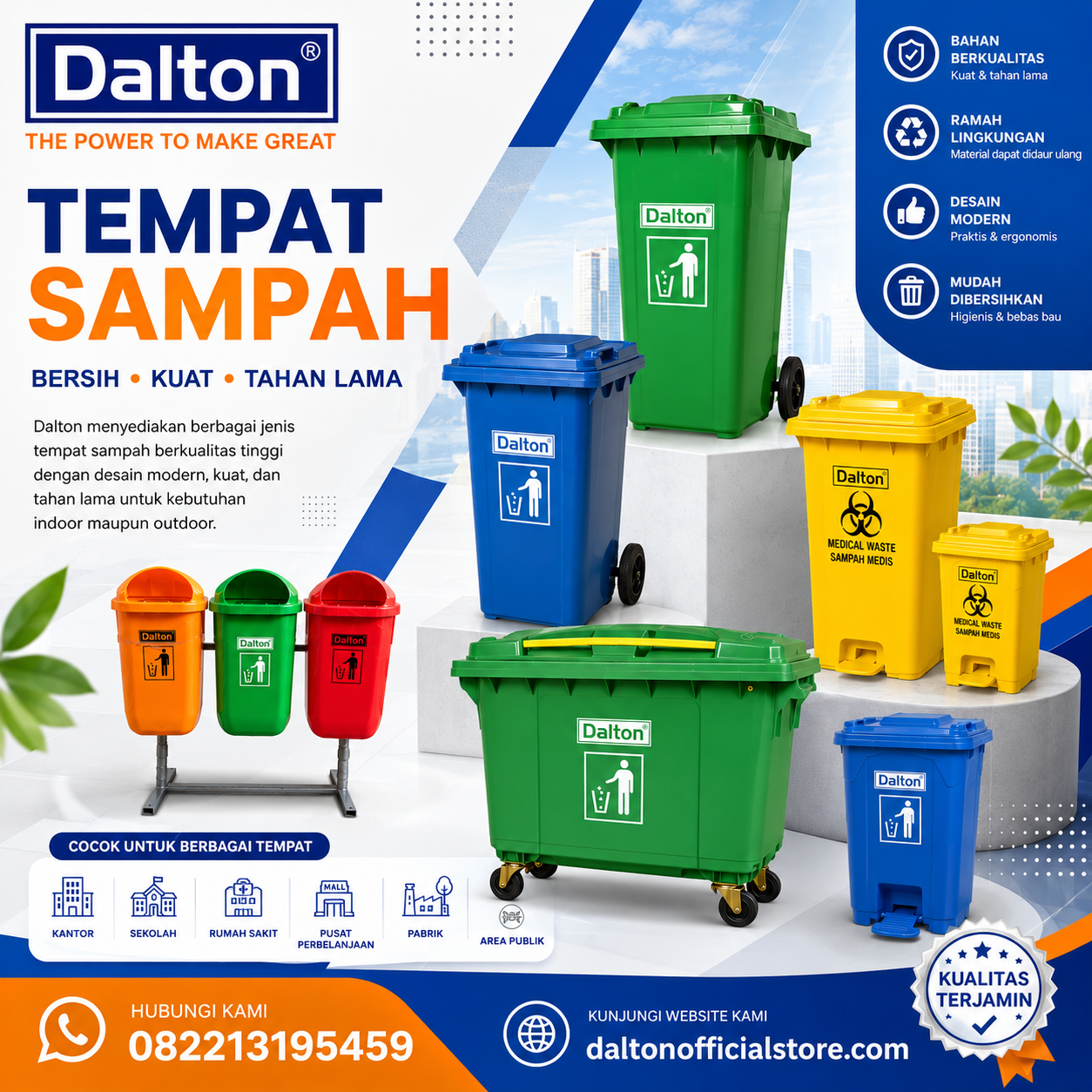 Jual Tempat Sampah Parepare