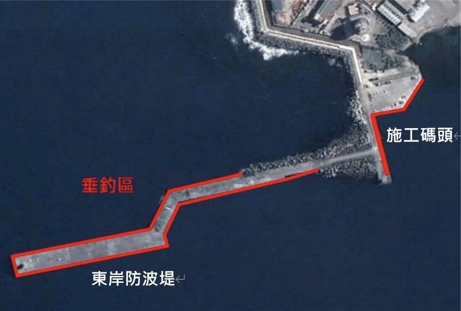 基隆港釣點圖示