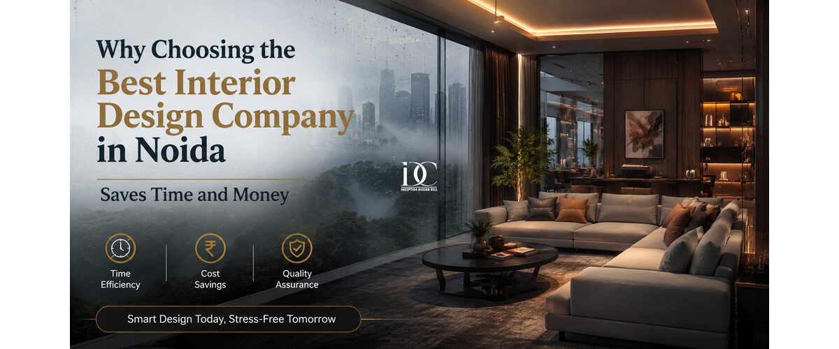 Why Choosing the Best Interior Design Company in Noida Saves Time and Money