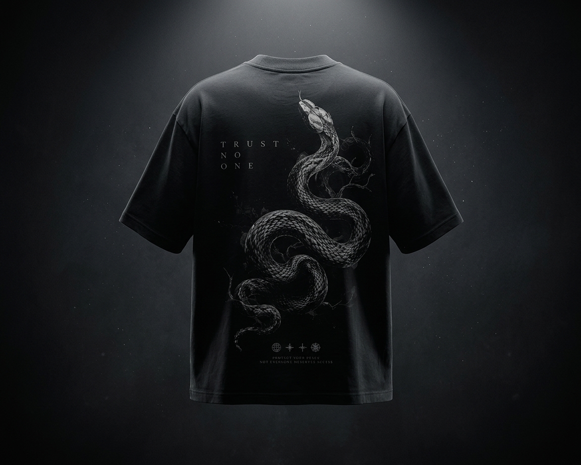 Trust No One Snake Tee