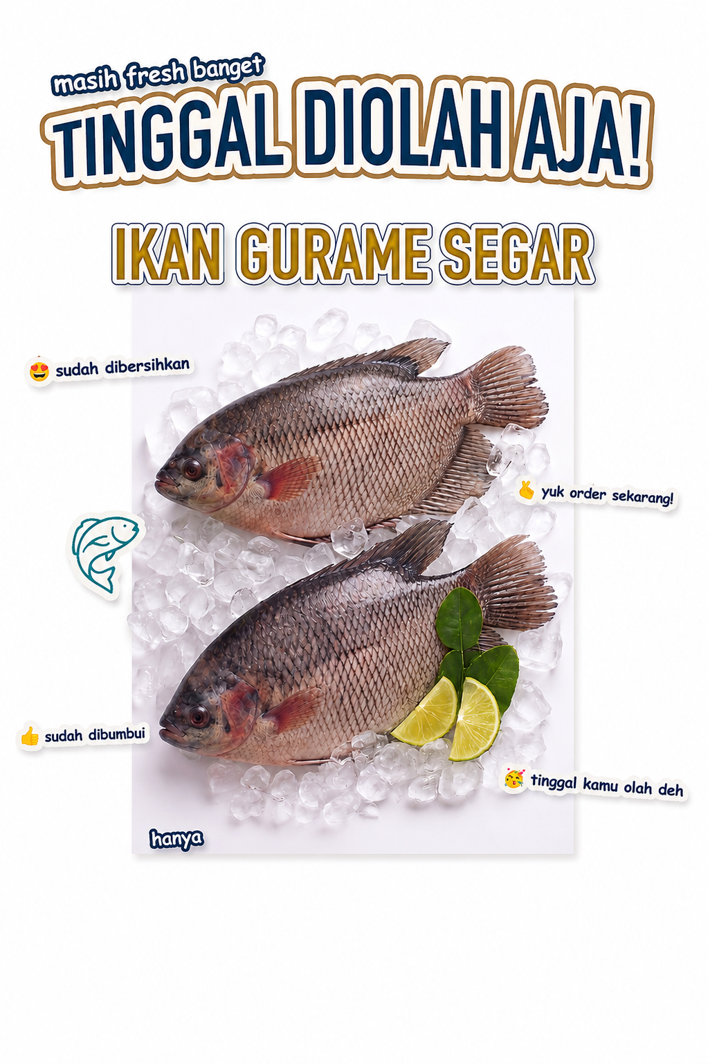 Ikan Gurame Segar