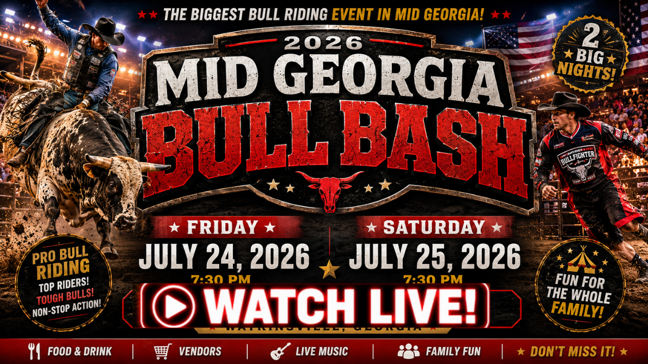 Mid Georgia Bull Bash Live Broadcast