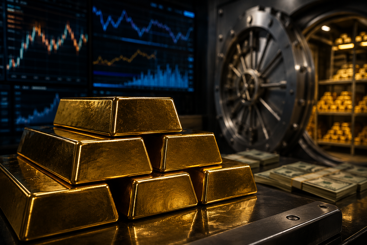 Gold Retreats as Higher Treasury Yields and Stronger Dollar Offset Safe-Haven Demand