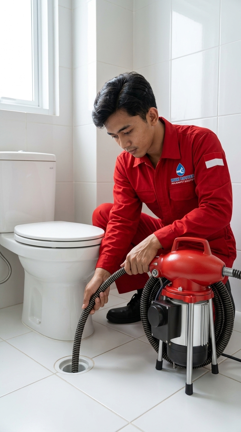 Pelancaran Pipa WC Tanpa Bongkar