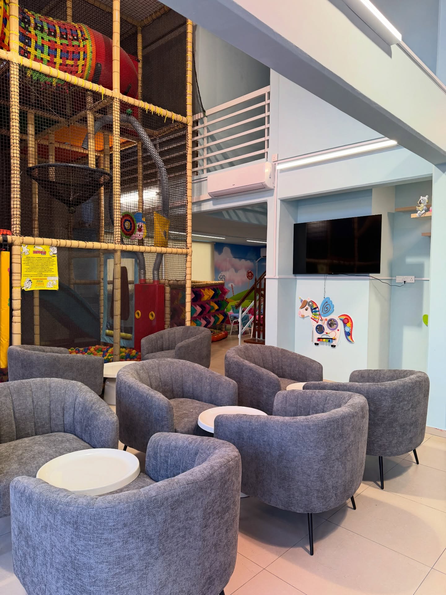 hula hoop sitting area