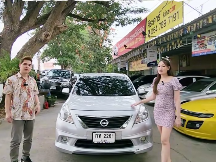 Nissan almera 1.2 A/T 2012 ชุดแต่งรอบคัน
