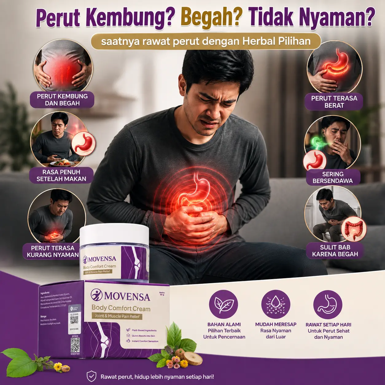 MOVENSA Body Comfort Cream